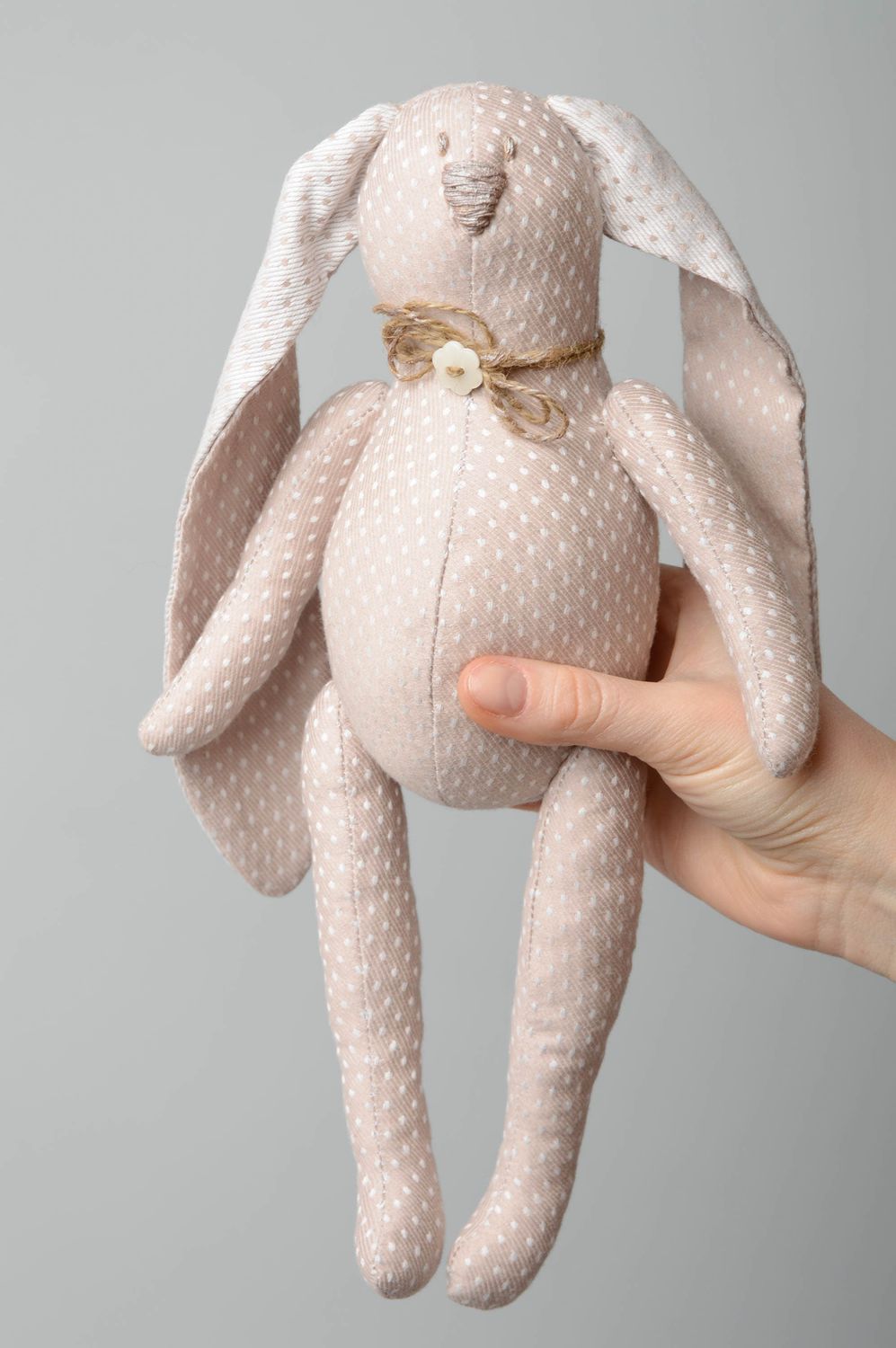 Handmade soft toy Rabbit photo 3
