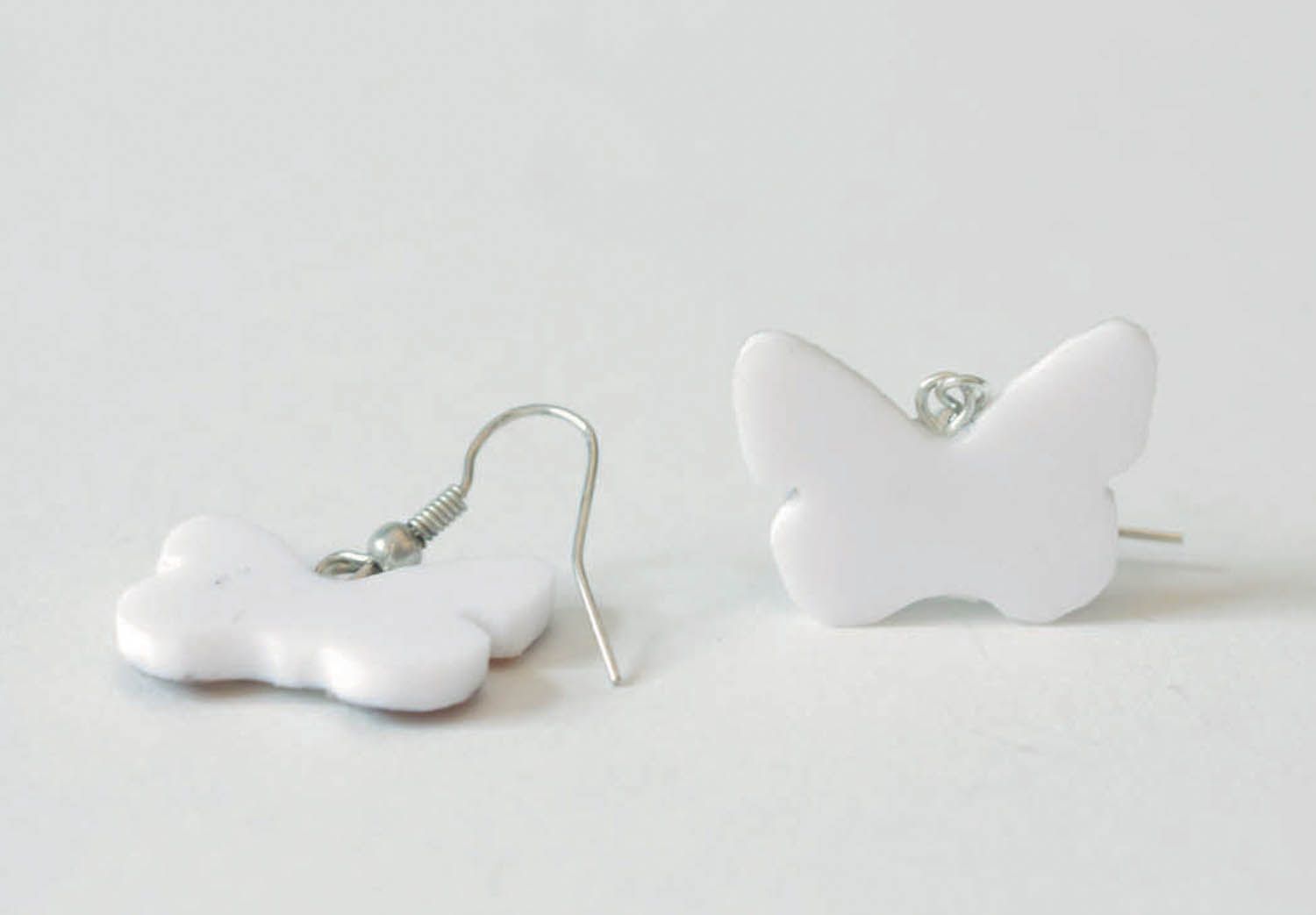 Butterfly-shaped earrings photo 4