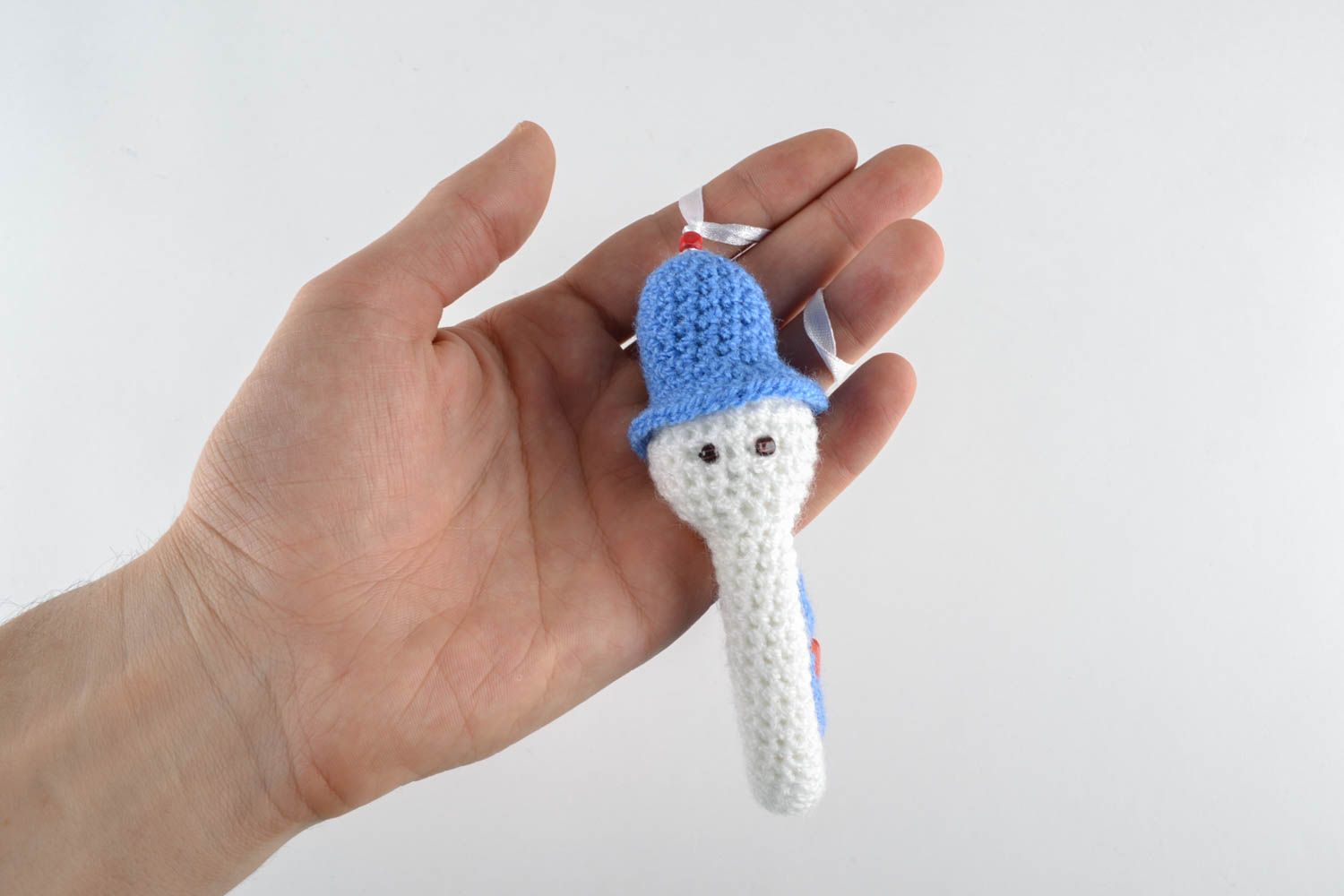 Crochet toy with eyelet Snail photo 4