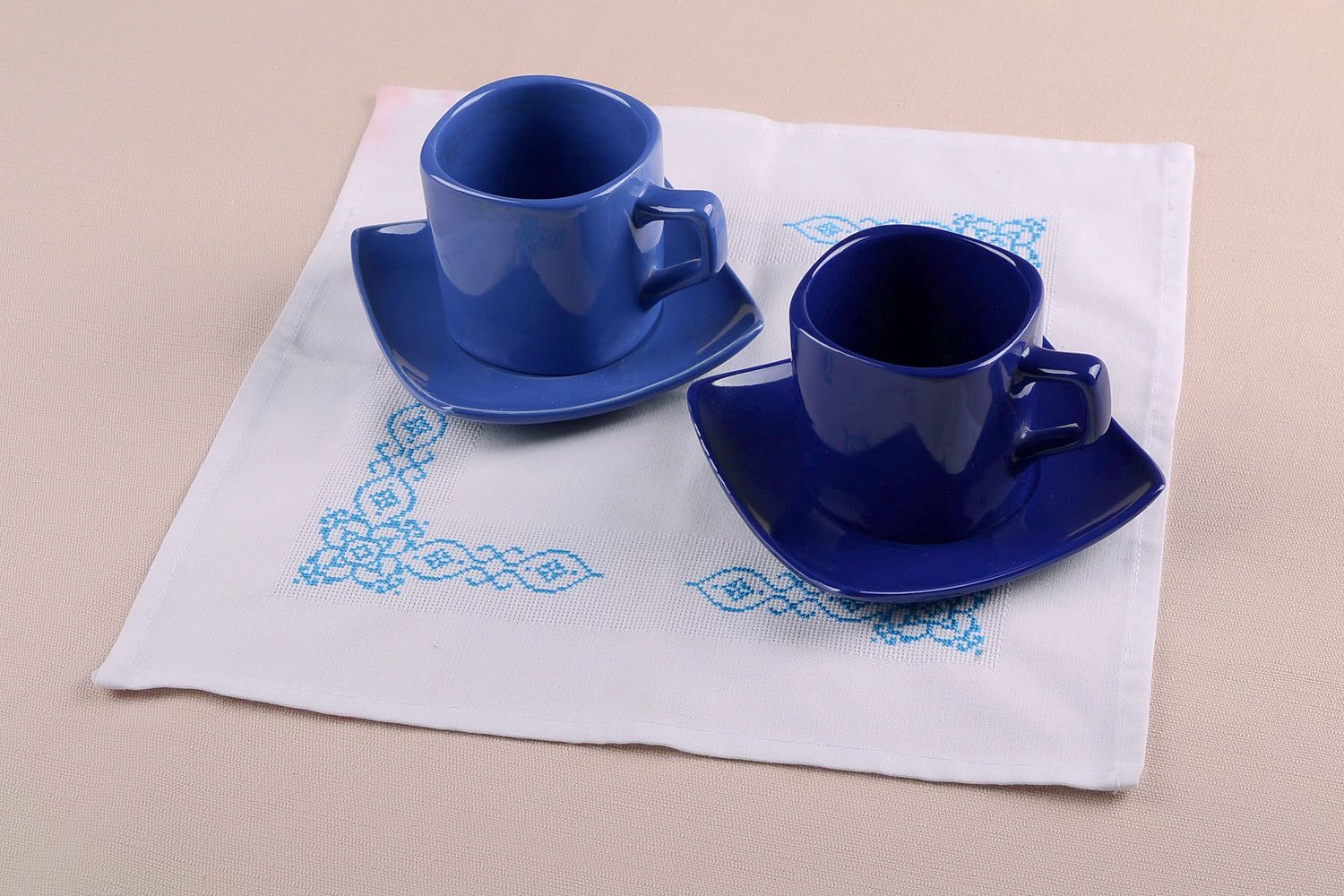 Blue napkin photo 5