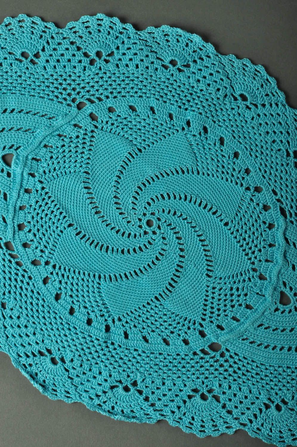 Decorative napkin unusual handmade table napkin delicate napkin crochet napkin  photo 3