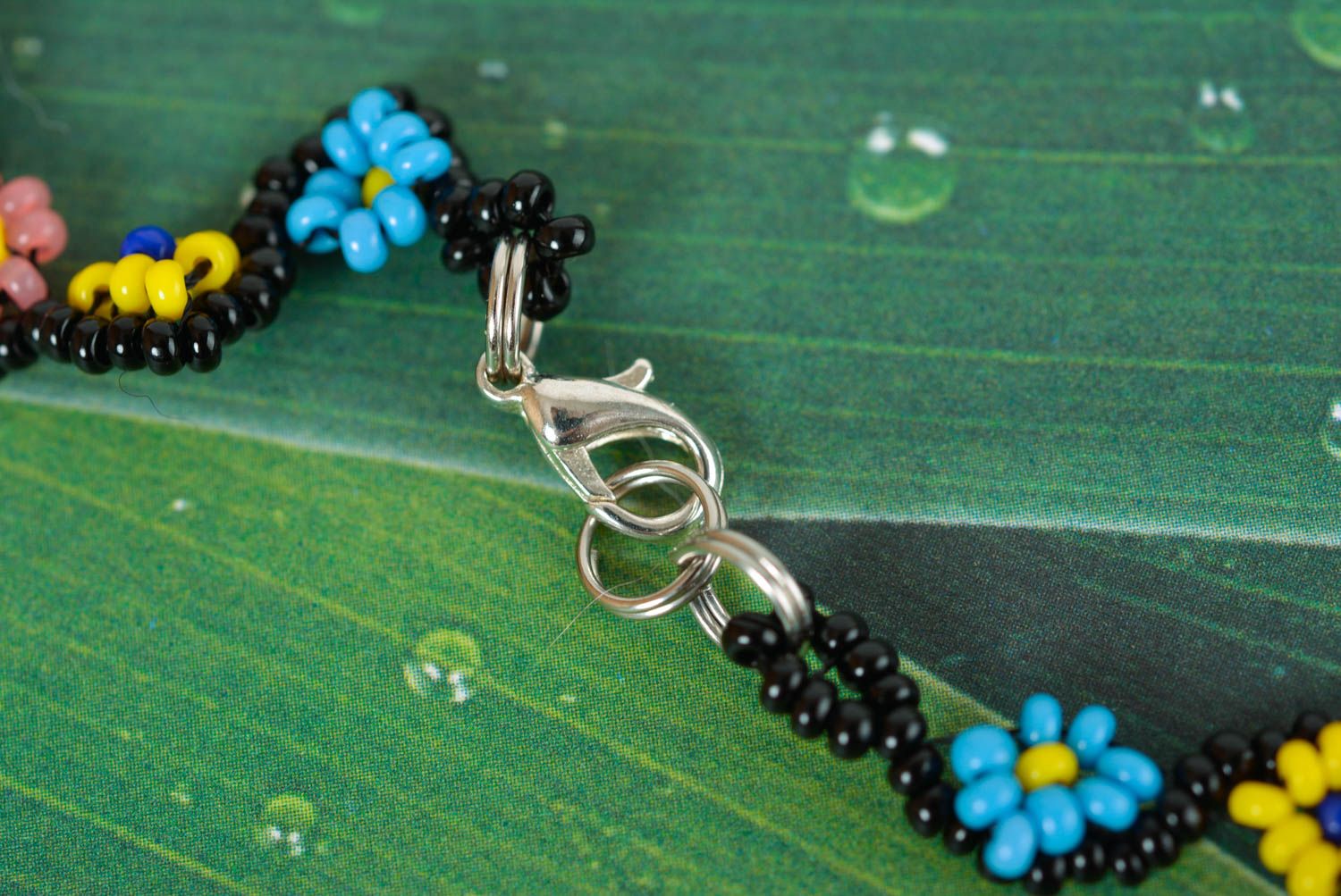 Blumen Halskette Designer Schmuck Frauen Accessoire mit Schmetterling Geschenk foto 5