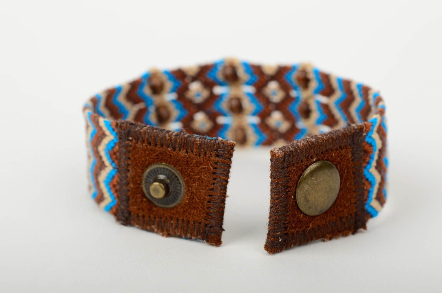Handmade woven bracelet stylish macrame friendship bracelet present for friend photo 3