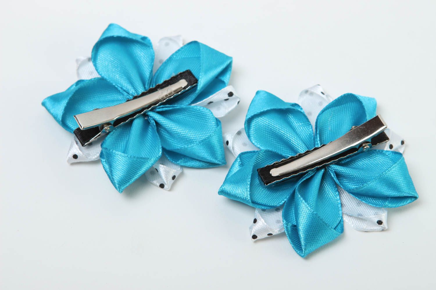 Handmade hair clip designer accessory for women gift ideas set of 2 items photo 4