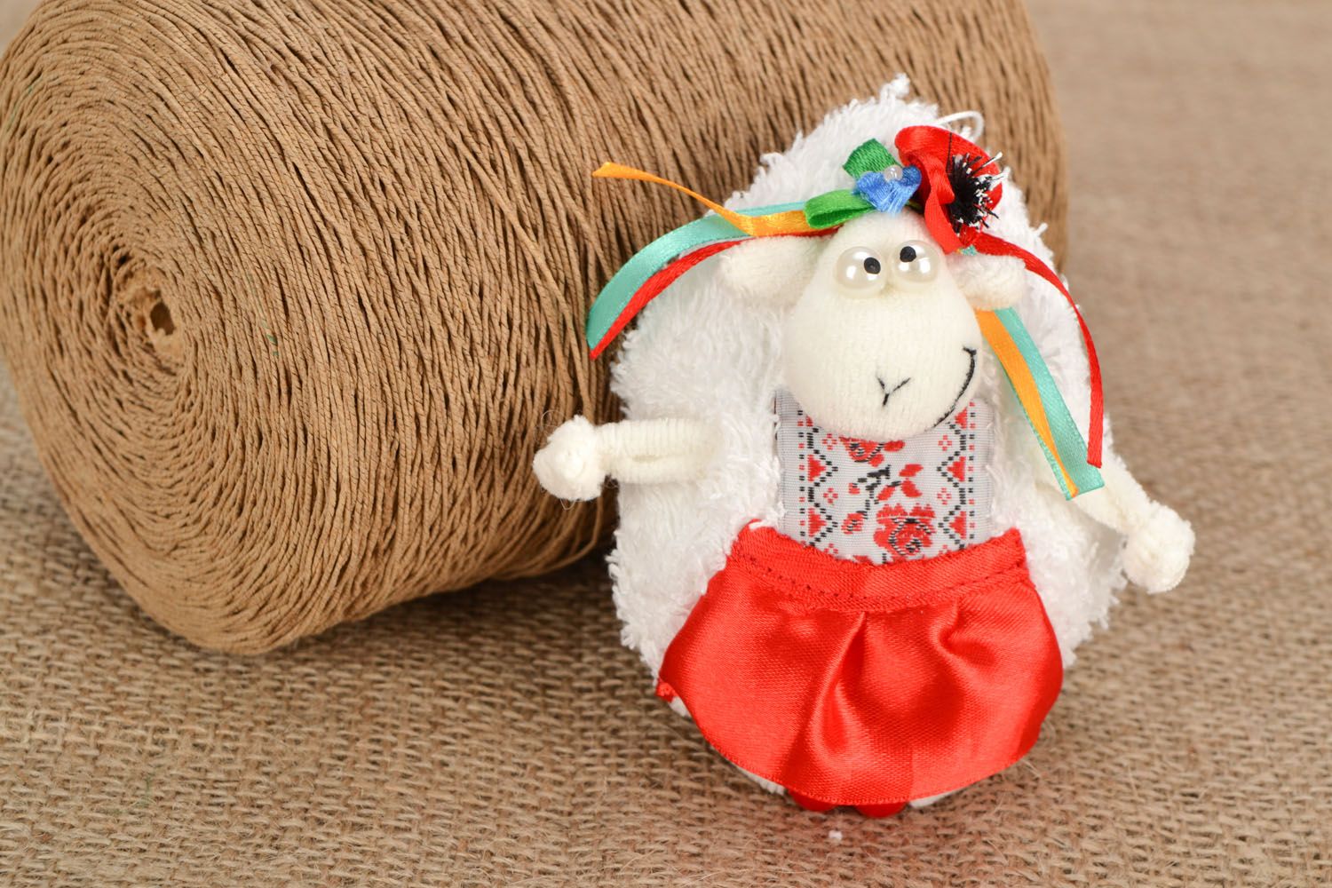 Soft toy Ukrainian Sheep photo 1