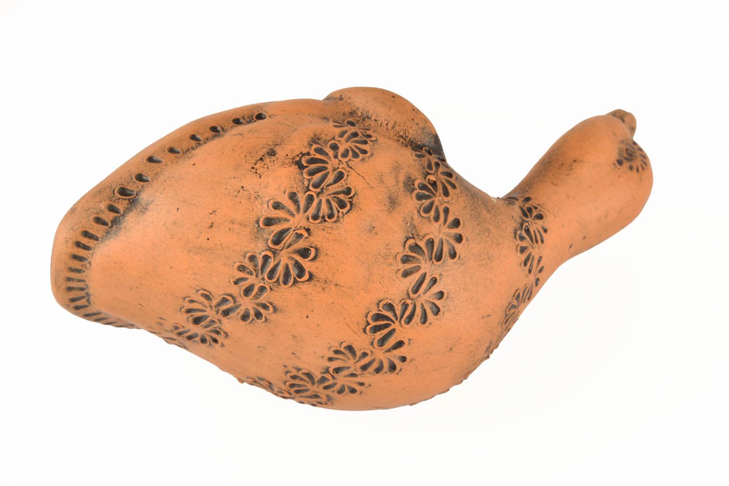 Figura cerámica con forma de pato  foto 2