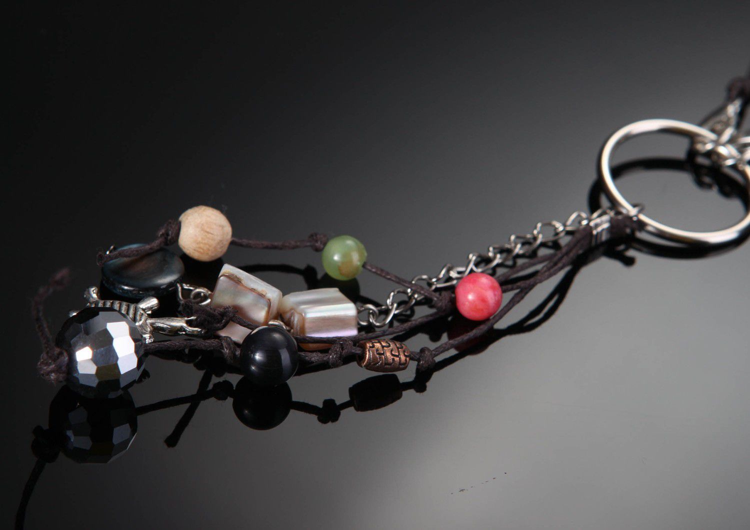 Necklace with natureal stones photo 4