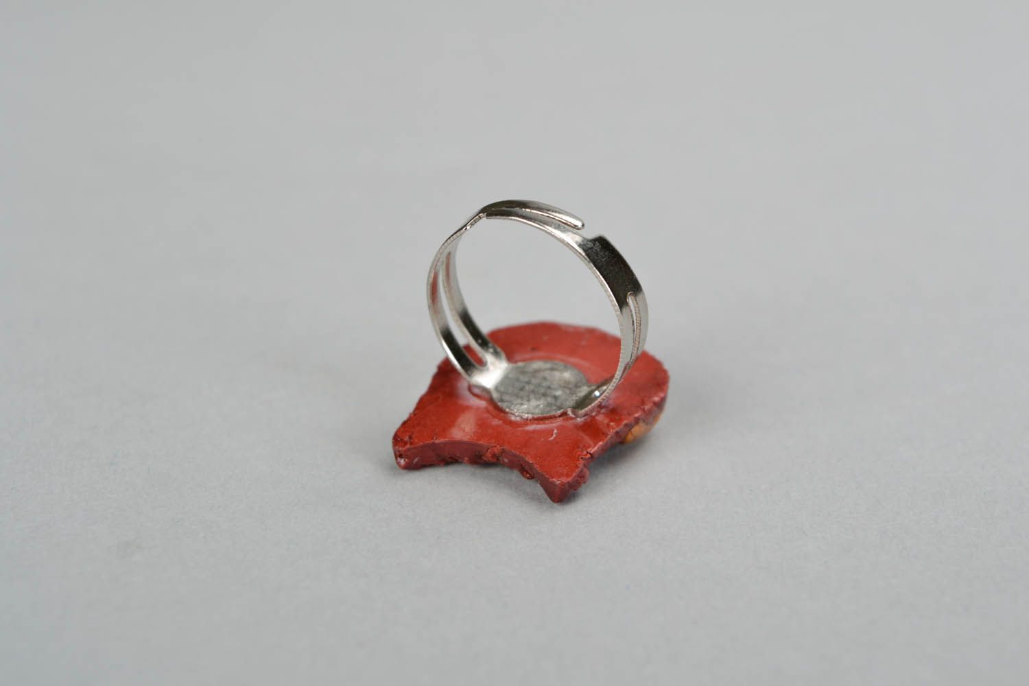 Кольцо из полимерной глины Совенок фото 2