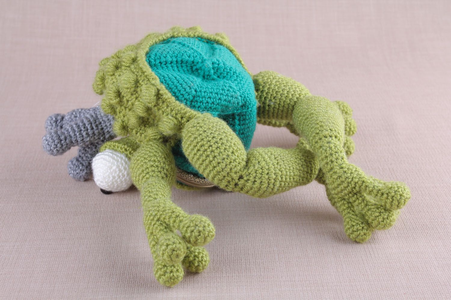 Crochet toy Princess Frog photo 4