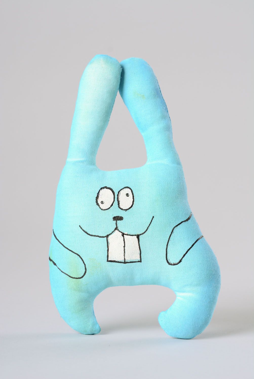 Soft textile toy Cheerful Hare photo 1