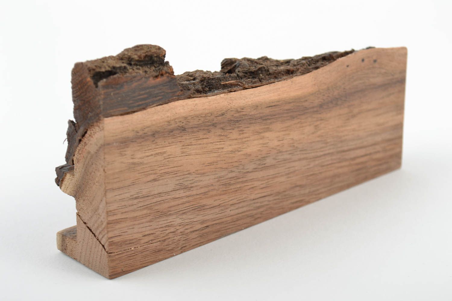 Holz Tablet Halter aus echtem Naturmaterial lackiert handmade  foto 4