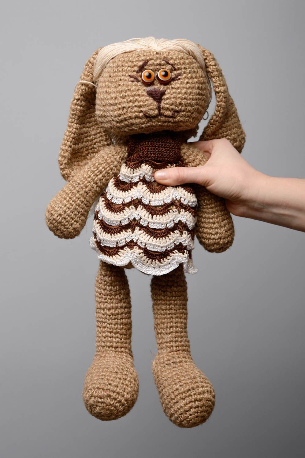 Large crochet toy Rabbit photo 5