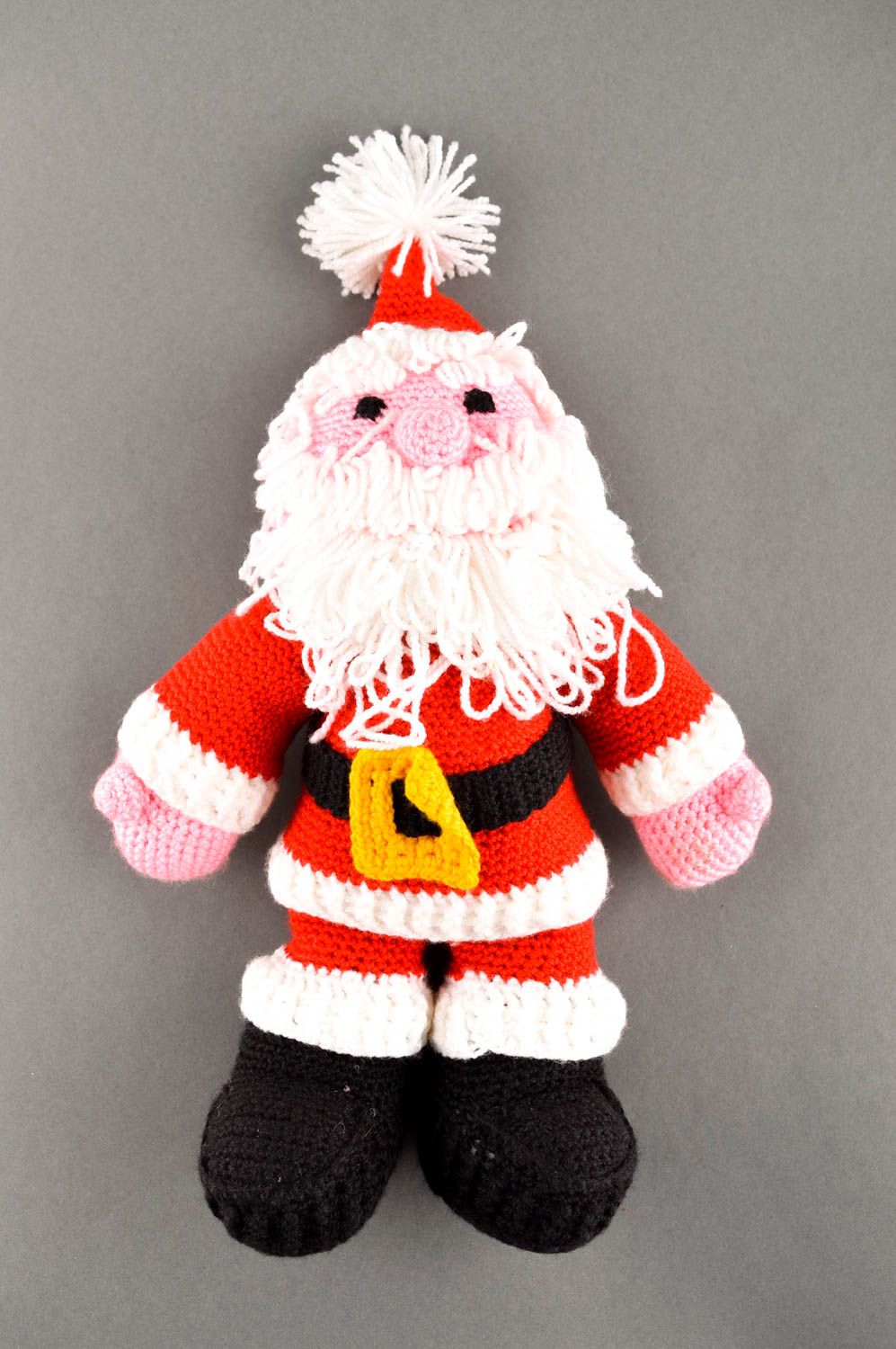 Haus Dekoration handmade gehäkelte Puppe Geschenkidee für Mädchen Weihnachtsmann foto 1