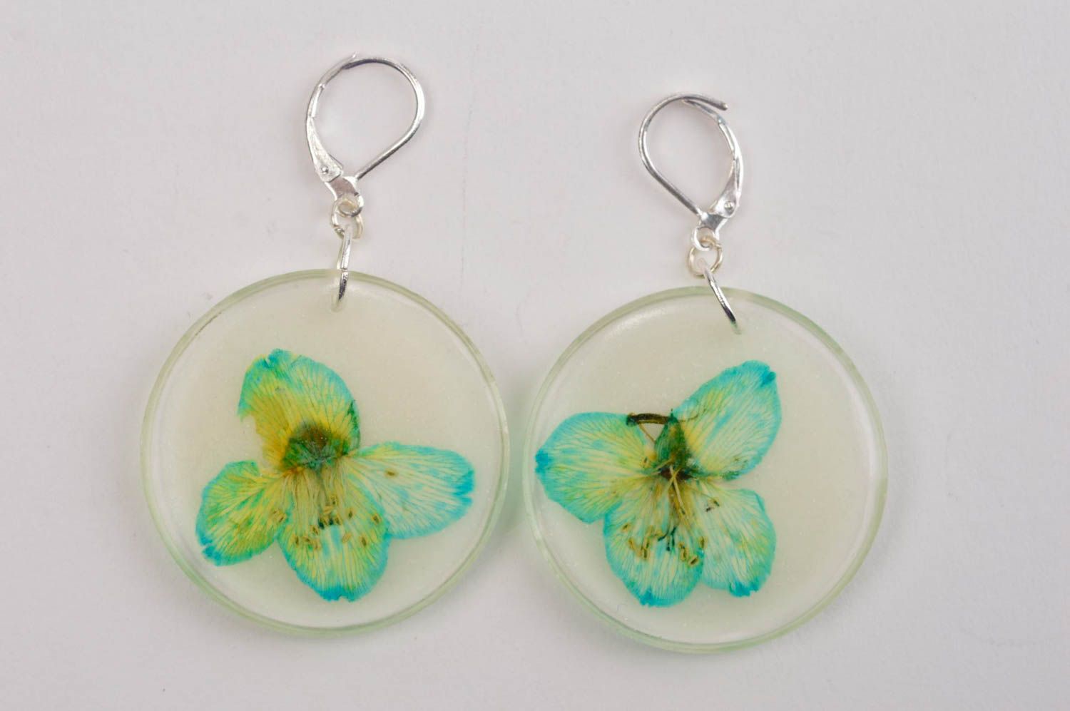 Homemade botanical earrings cute earrings designer accessories gifts for girls photo 2