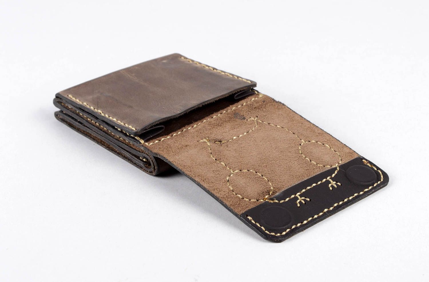 Handmade wallet gift ideas unusual wallet for men designer accessories photo 2