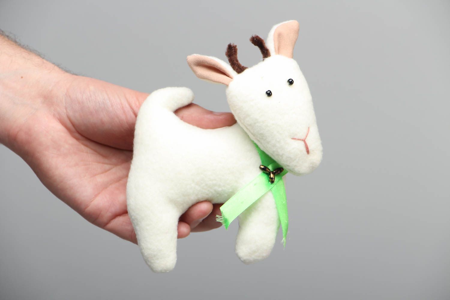 Handmade soft toy for kids Goat photo 4