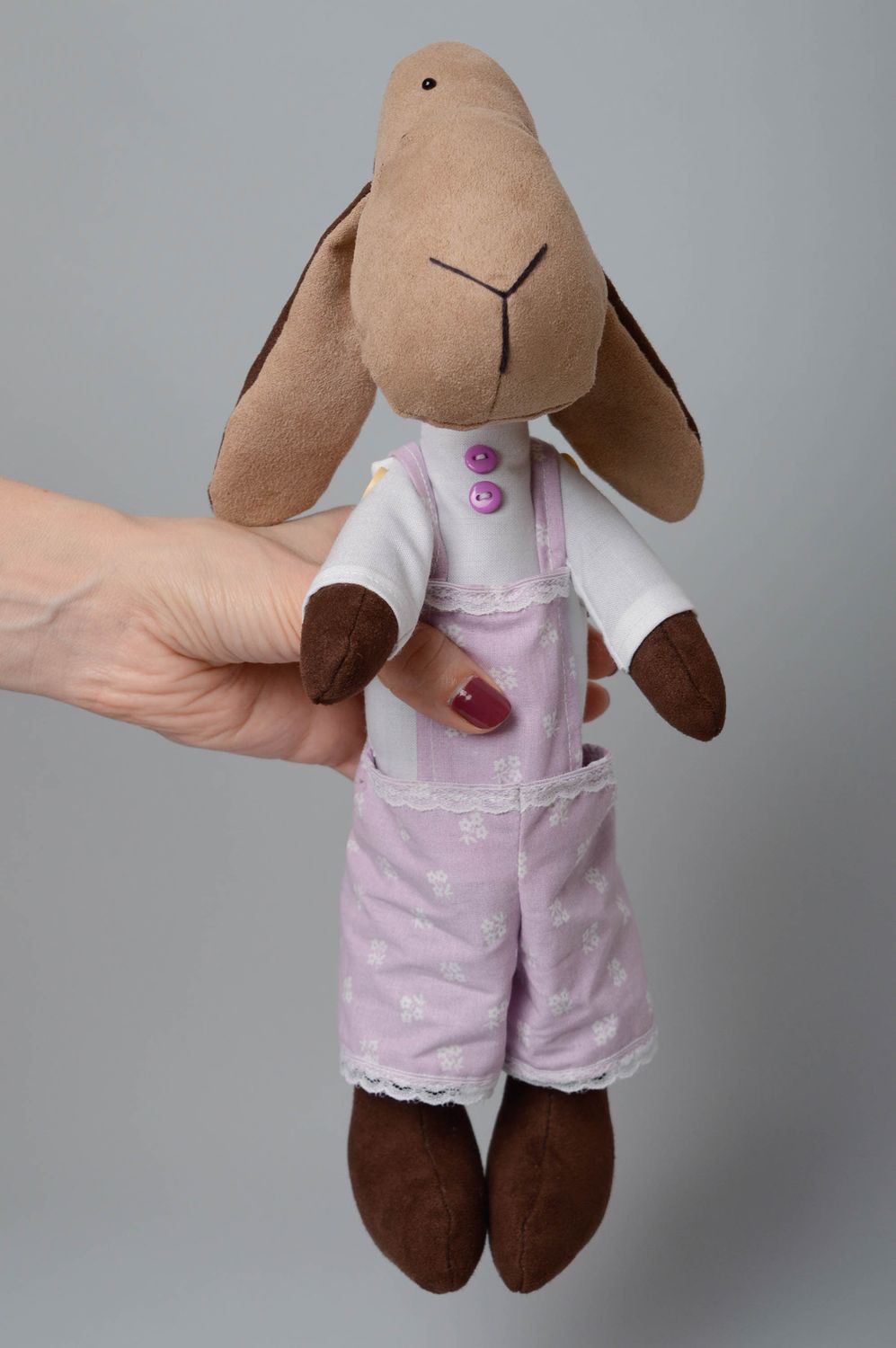 Handmade fabric soft toy Donkey photo 4