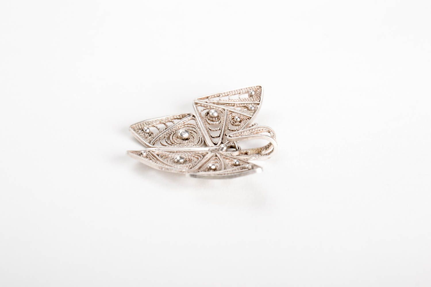 Handmade stylish pendant interesting silver accessories metal cute jewelry photo 5