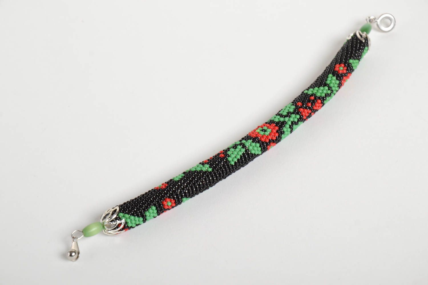 Unusual handmade bracelet designs beaded cord bracelet accessories for girls photo 4