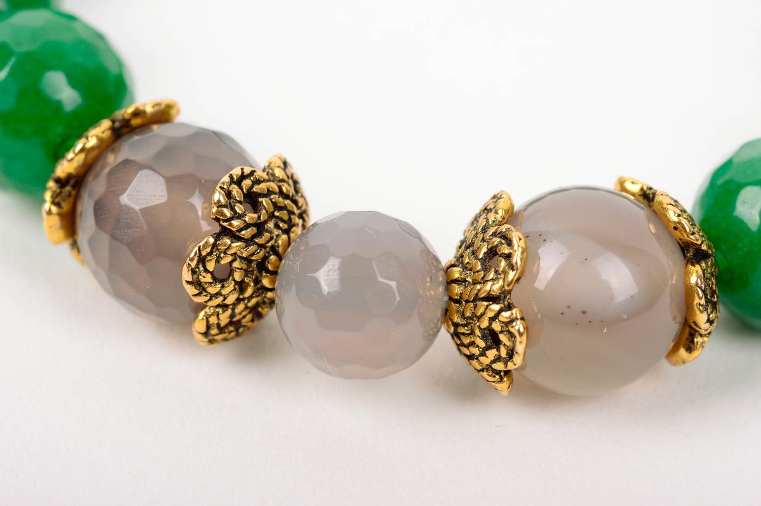 Bead bracelet handmade jewelry gemstone jewelry designer accessories gift ideas photo 4