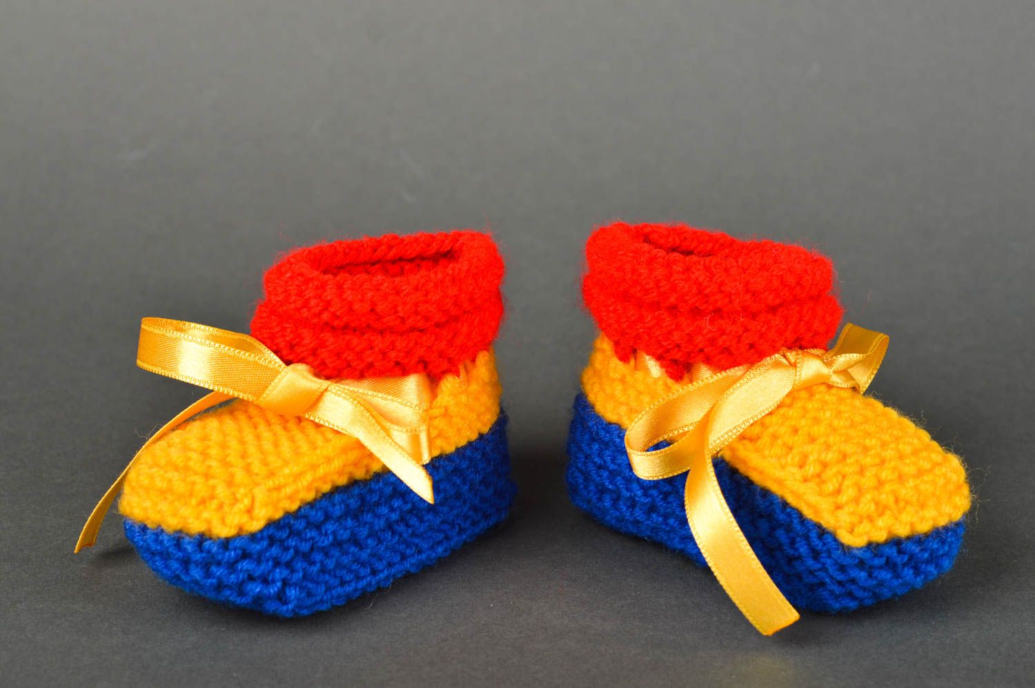 Erste Schuhe für Baby handmade gehäkelte Babyschuhe Geschenke für Kleinkinder foto 2