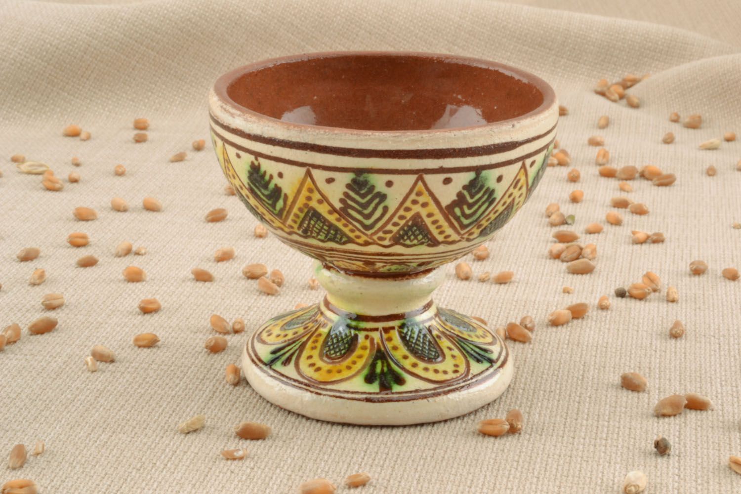 Ceramic honey bowl photo 1