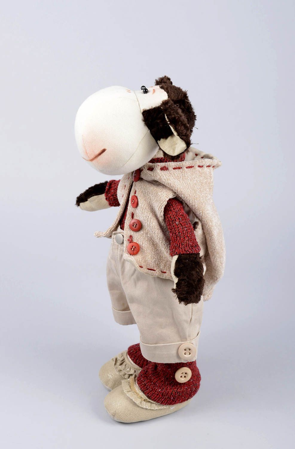 Peluche de animal hecho a mano juguete decorativo regalo original para niño  foto 4