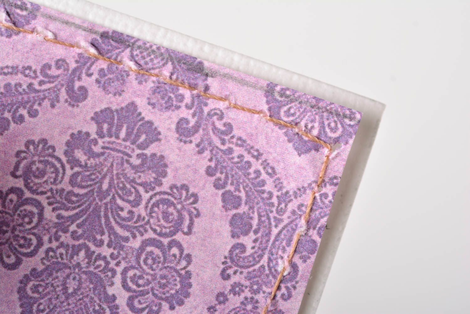 Handmade Scrapbooking Karte ausgefallenes Geschenk schöne Grußkarte violett foto 5
