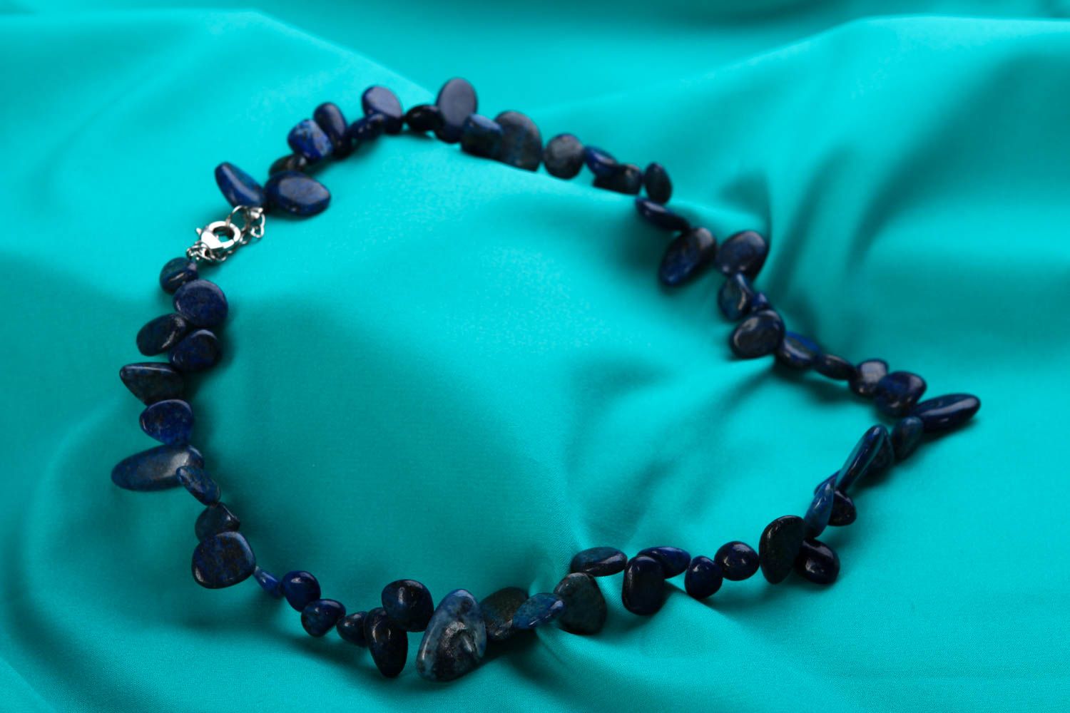 Perlen Schmuck handgefertigt Damen Accessoire effektvoll Frauen Halskette foto 1