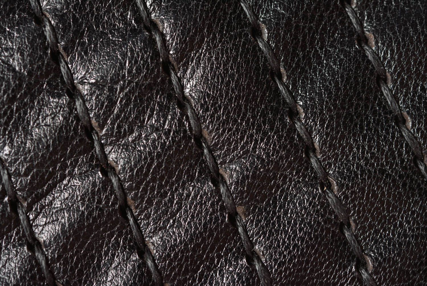 Portefeuille en cuir fait main Maroquinerie noir Cadeau original pour homme photo 5