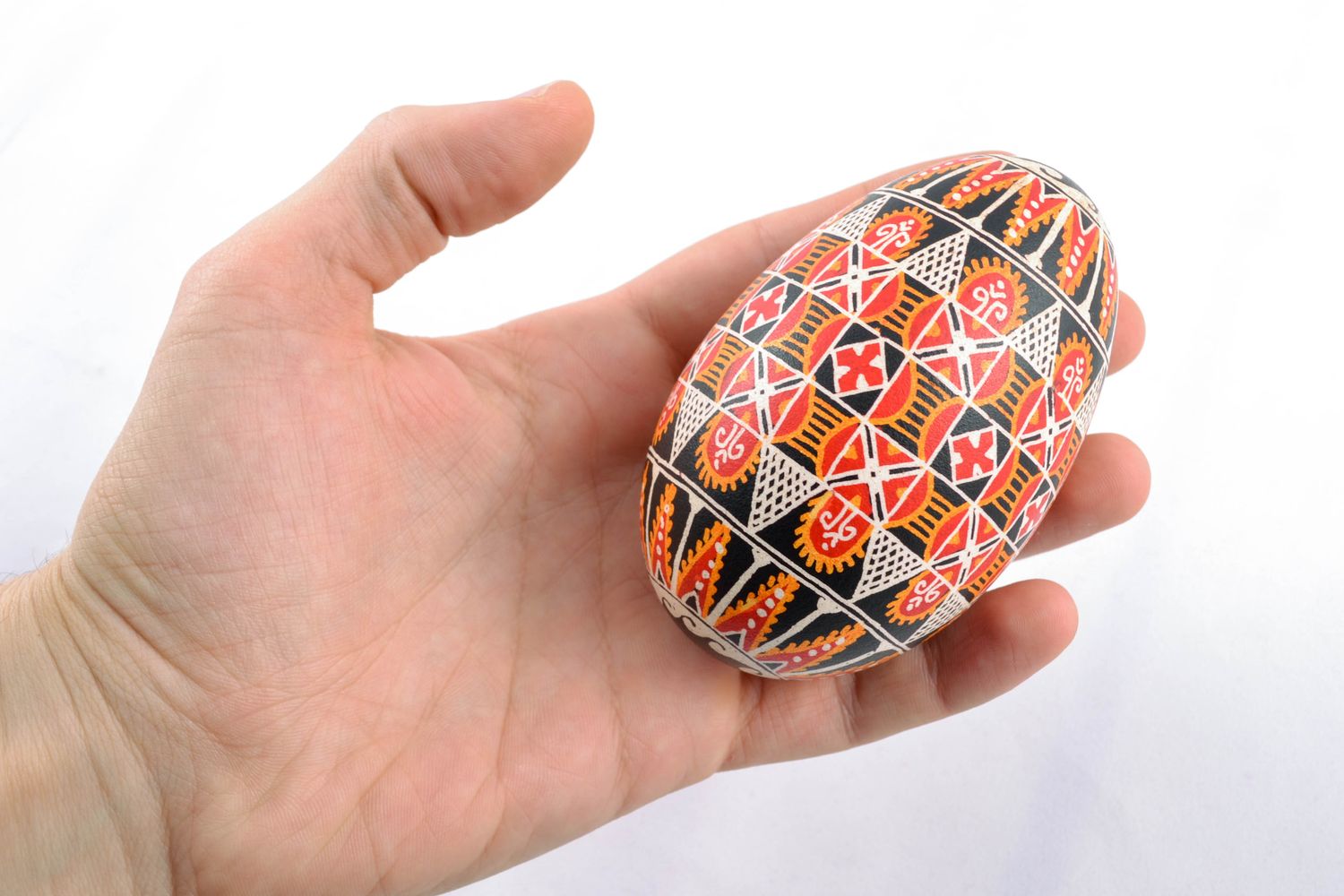 Designer Easter egg with painting photo 2