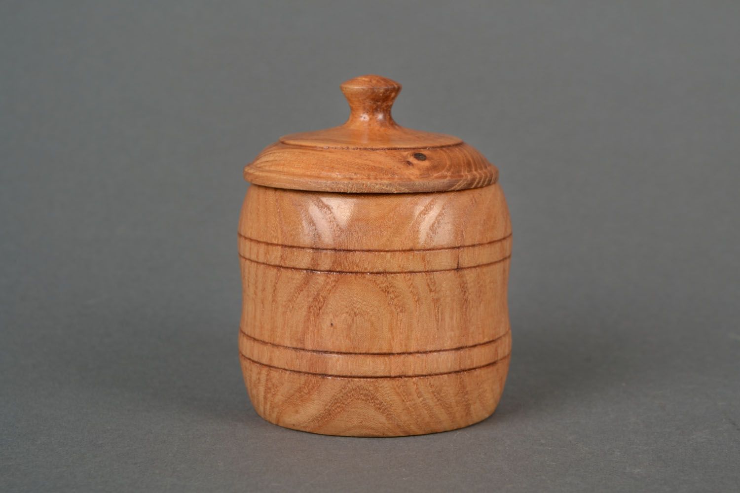 Wooden pot for sugar photo 5