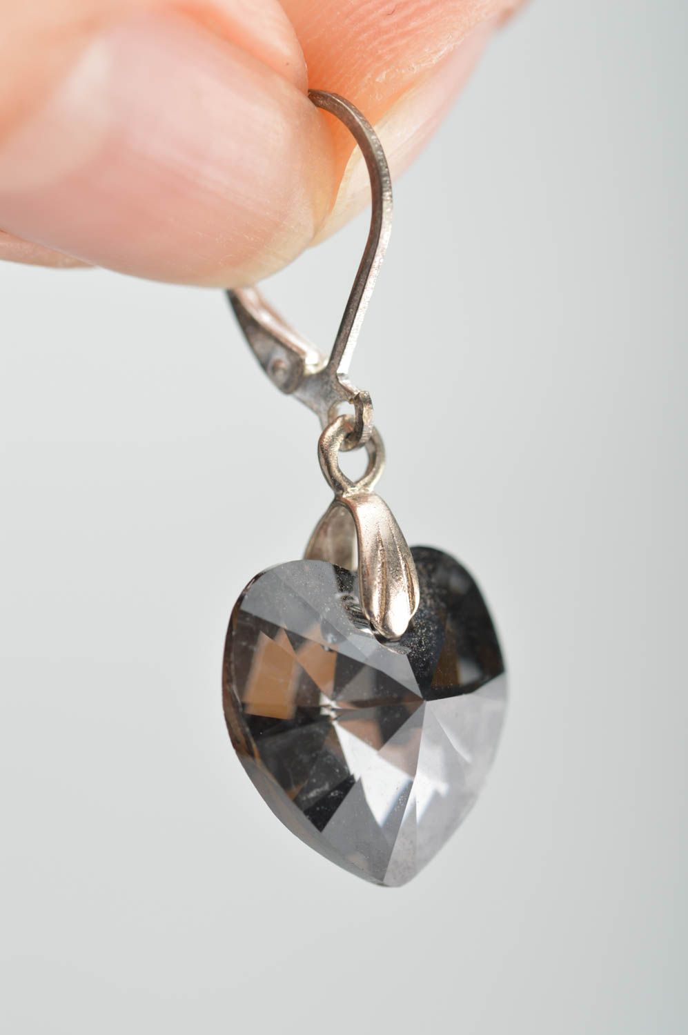 Kristall Ohrringe ausgefallener Ohrschmuck Accessoire für Frauen festlich  foto 3