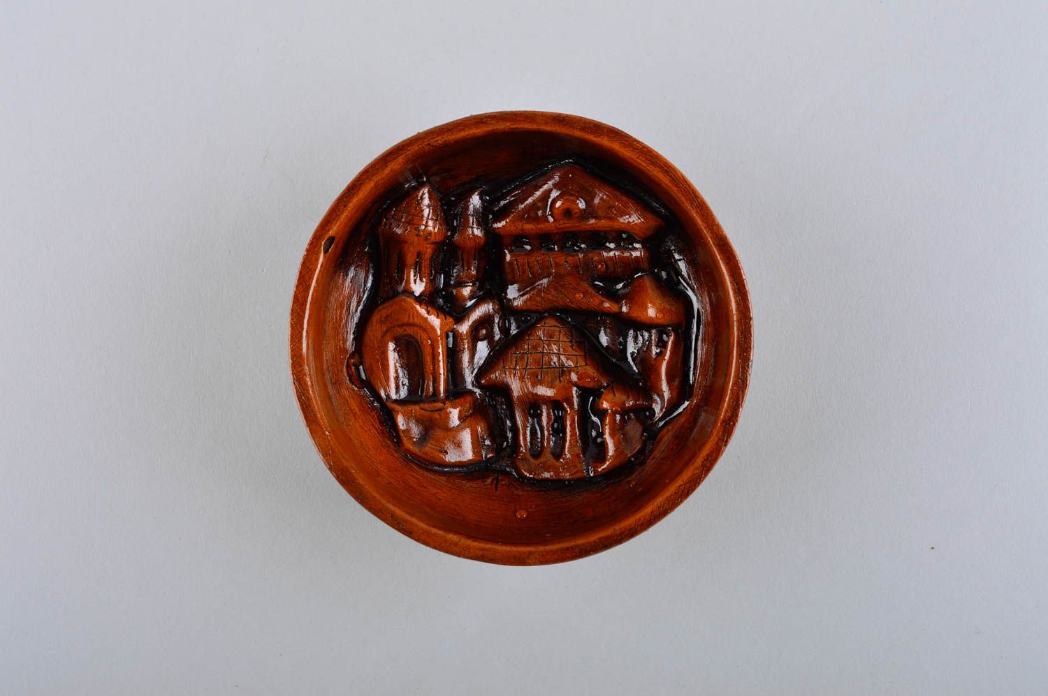 Trinkbecher Ton handmade Schale aus Ton ausgefallenes Geschenk Keramik Geschirr foto 3