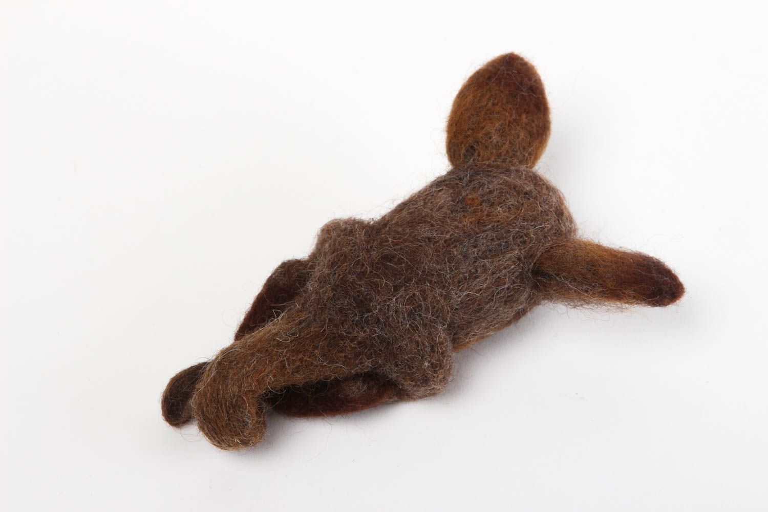 Handgefertigt Gefilzte Figur lustiges Spielzeug originelles Geschenk aus Wolle foto 4