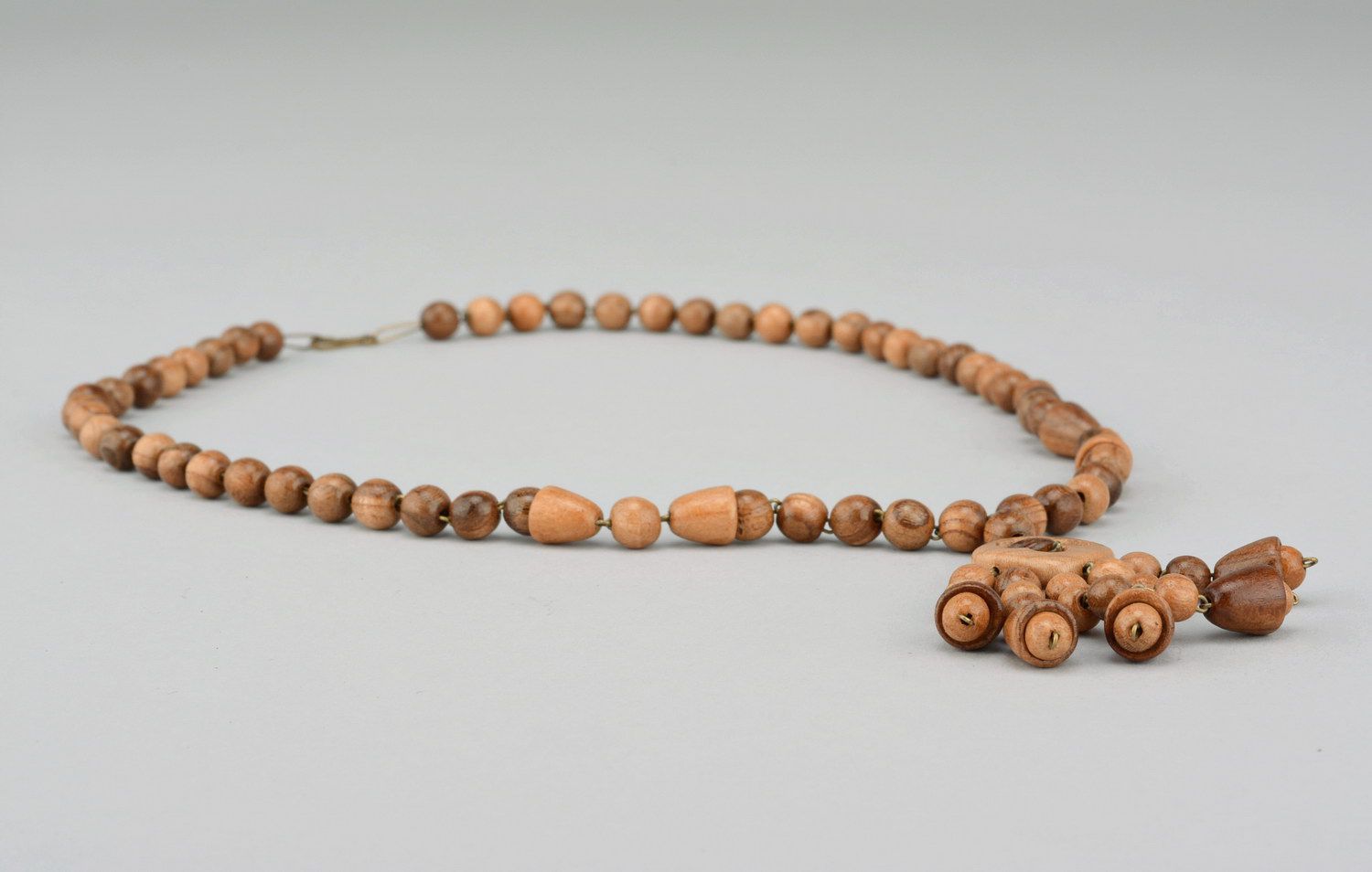 Handmade wooden beads photo 1