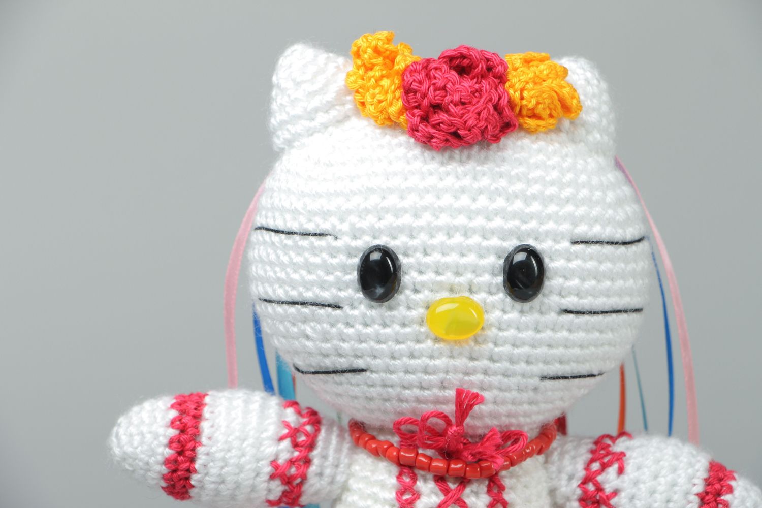 Crochet toy in national costume photo 2