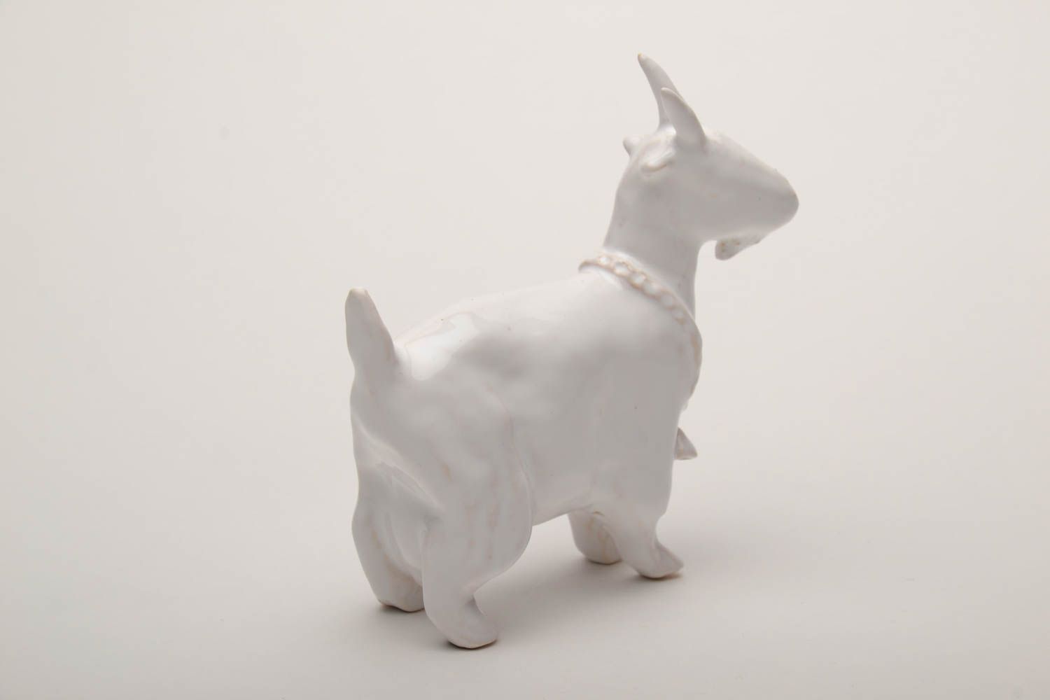 Clay statuette of goat photo 3