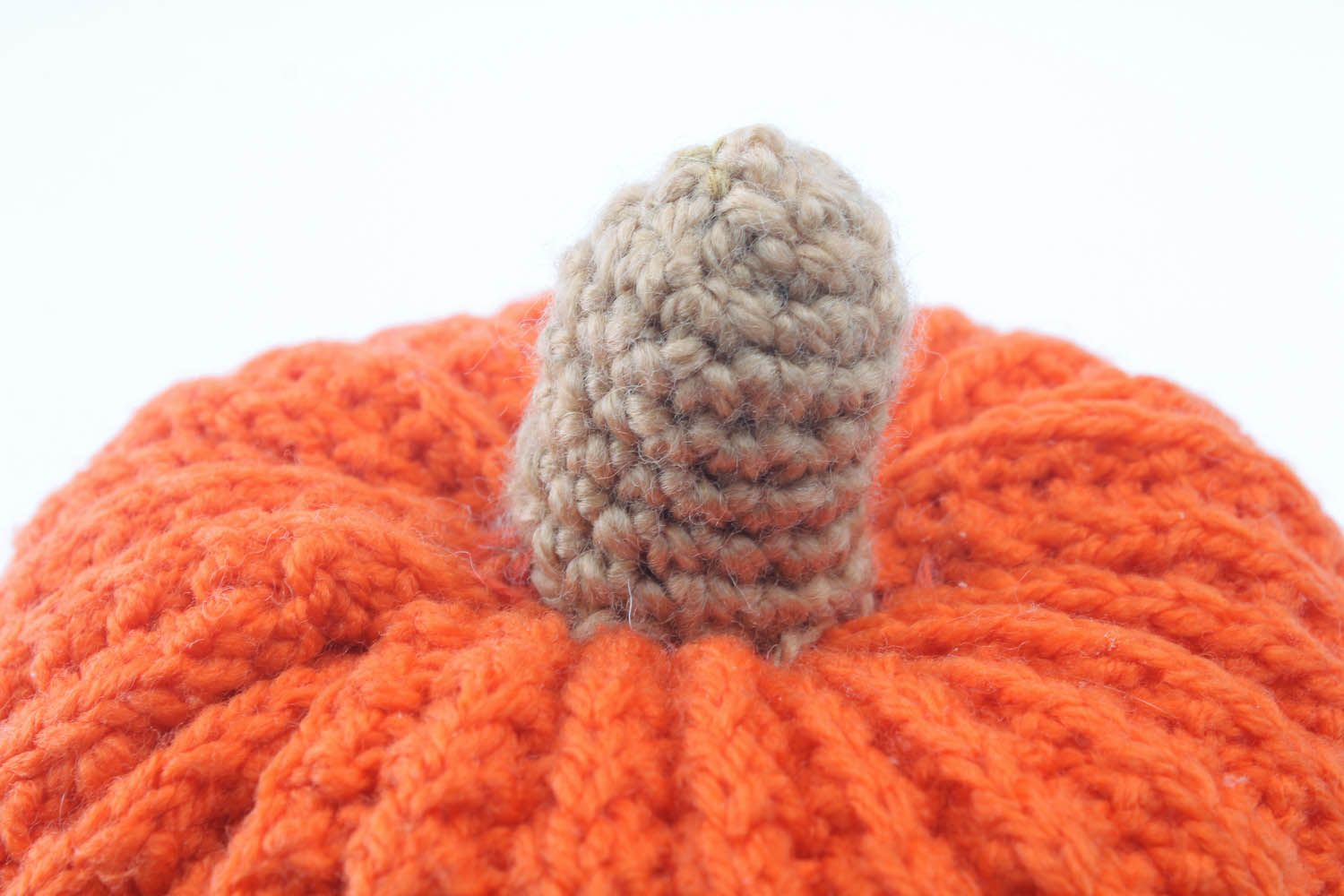 Crocheted pumpkin photo 4