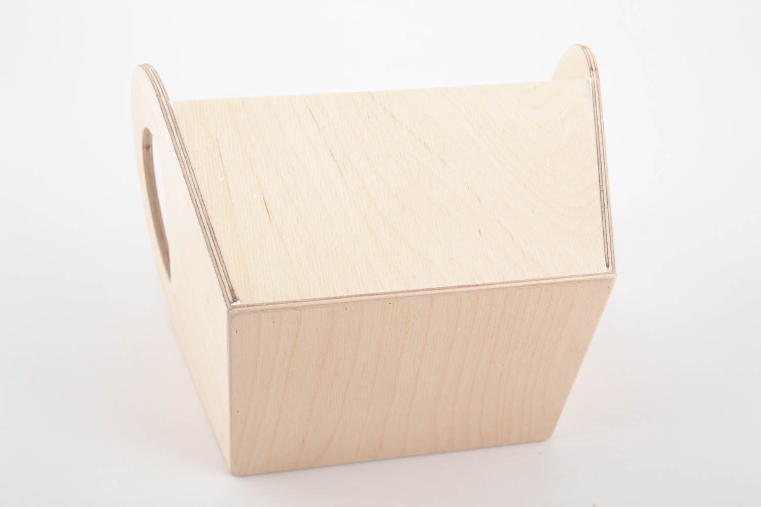 Originelle Schachtel aus Holz Rohling zum Bemalen handmade für Küche foto 4