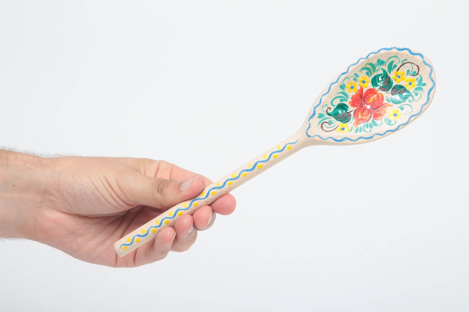 Ethnic spoon decoration ideas wooden cutlery unusual gift kitchen accessories photo 5