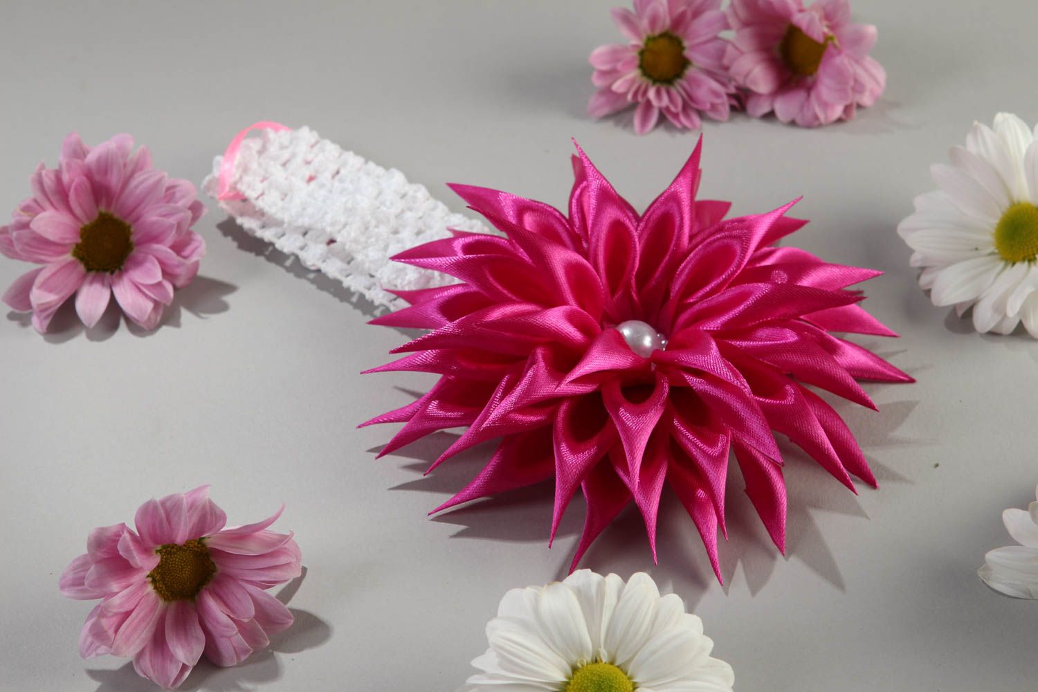 Blumen Haarschmuck handgemachter Schmuck Accessoires für Haare Blumen Haarband foto 1
