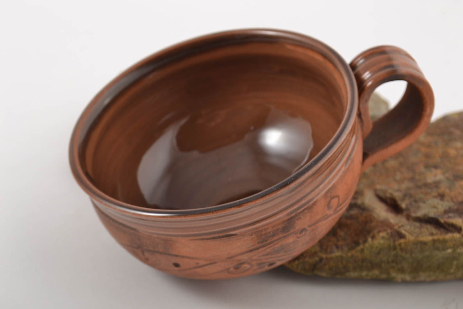 Handmade Keramik Geschirr Tee Tasse Küchen Zubehör originelle Geschenke 300 ml  foto 1