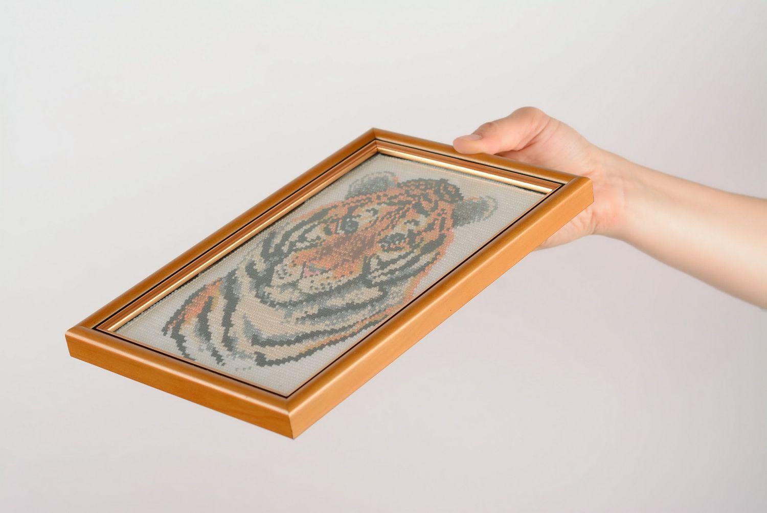 Woven Painting Tiger photo 3