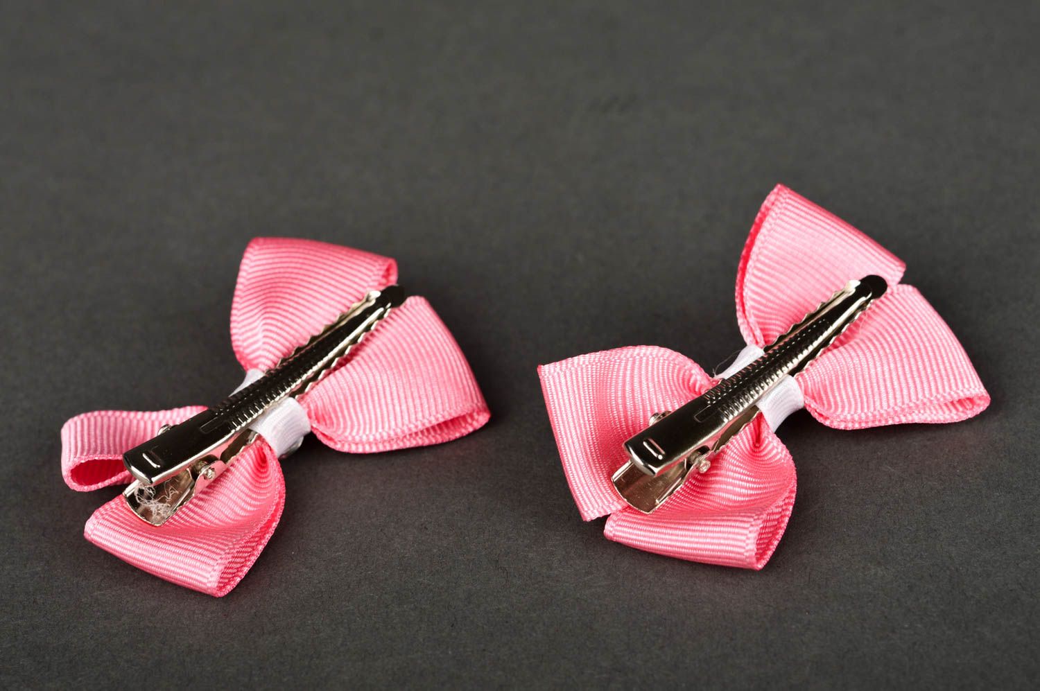 Ganchos artesanales rosados accesorios para peinados regalo original para chica foto 3