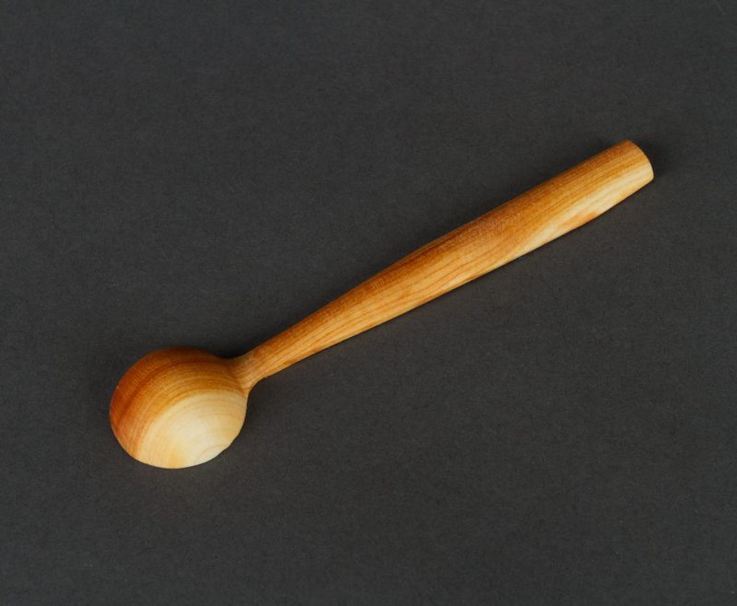 Wooden spoon for salt photo 2