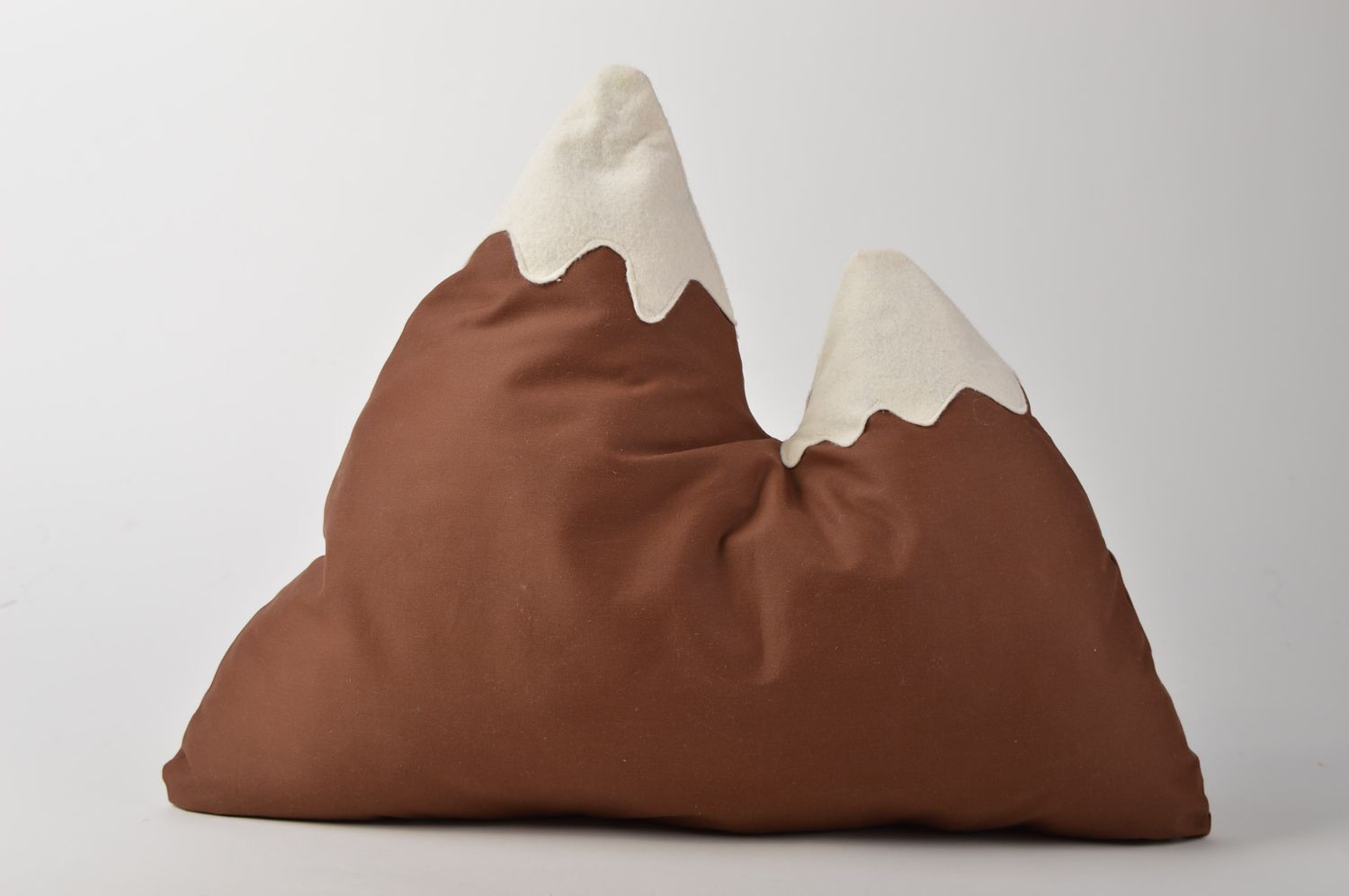 Stoff Kissen handmade Geschenk Dekokissen für Sofa Designer Kissen Gebirge foto 5