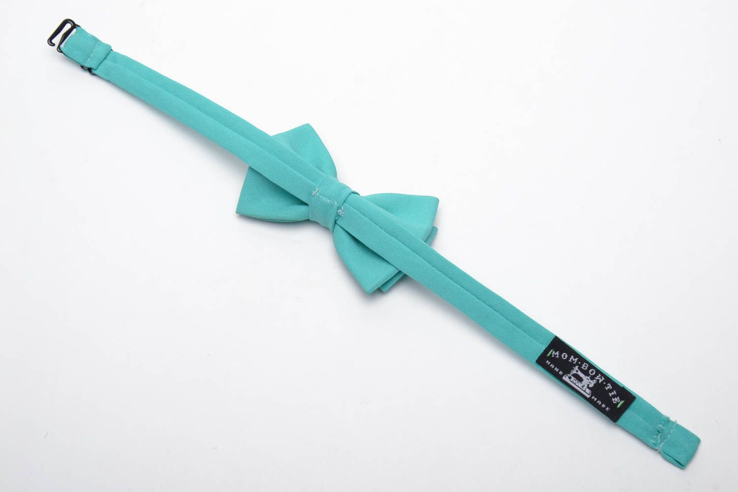 Turquoise bow tie photo 4
