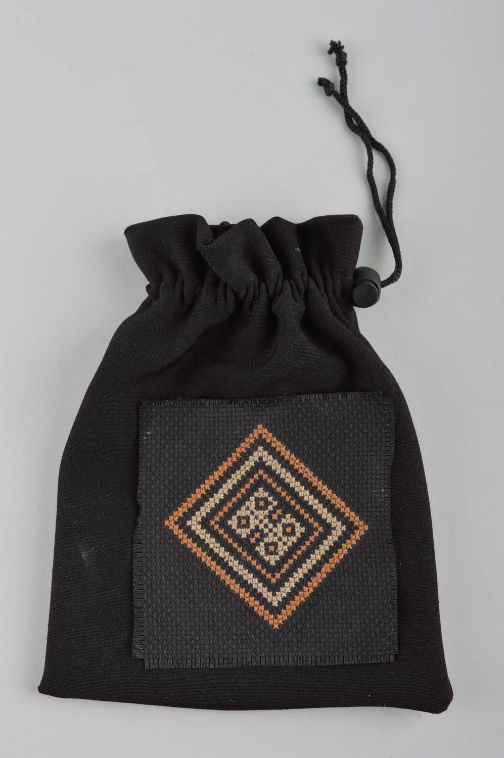 Unusual handmade fabric pouch handmade accessories fabric purse for girls photo 5