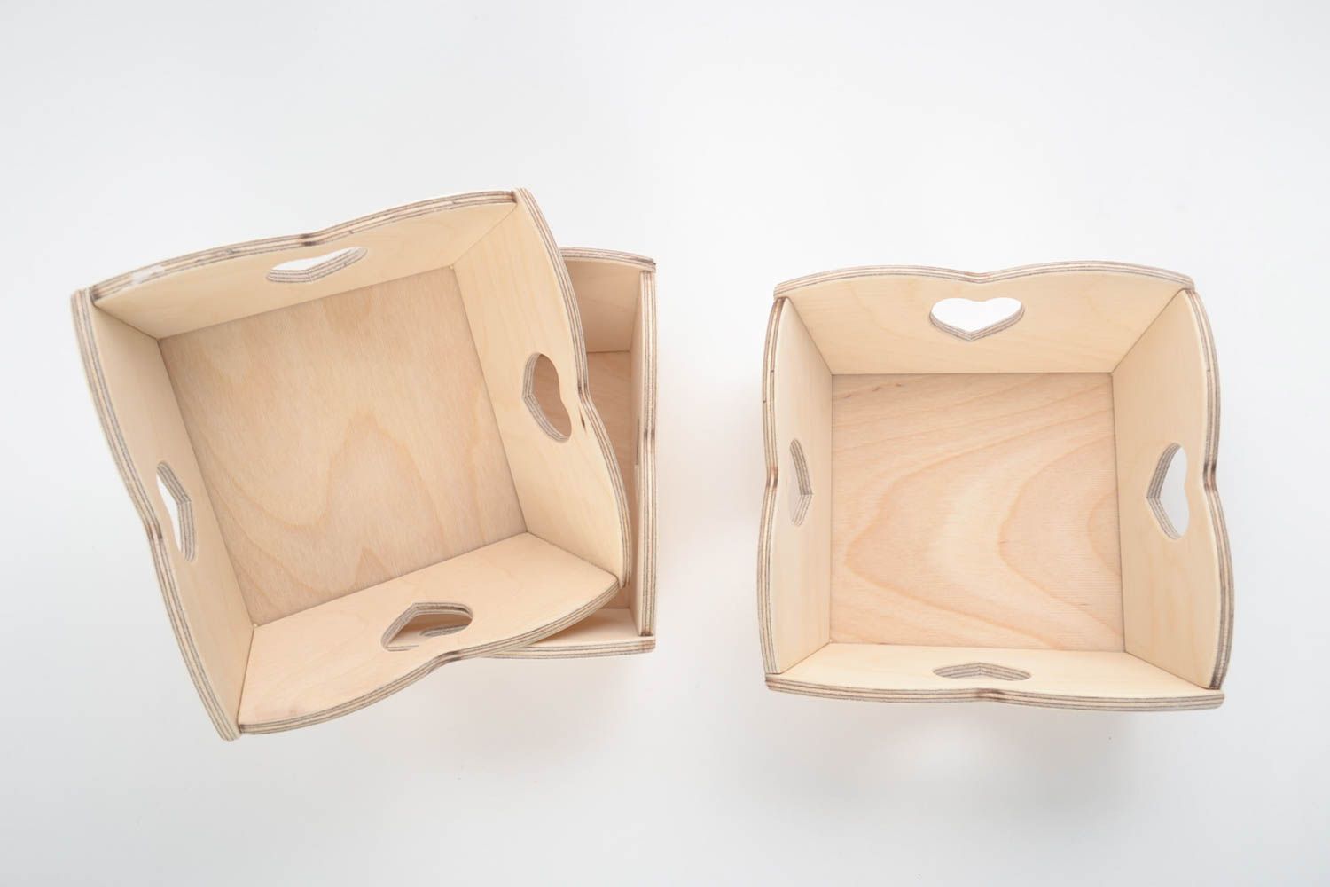 Conjunto de piezas en blanco para creatividad artesanales cajas para bombones foto 3